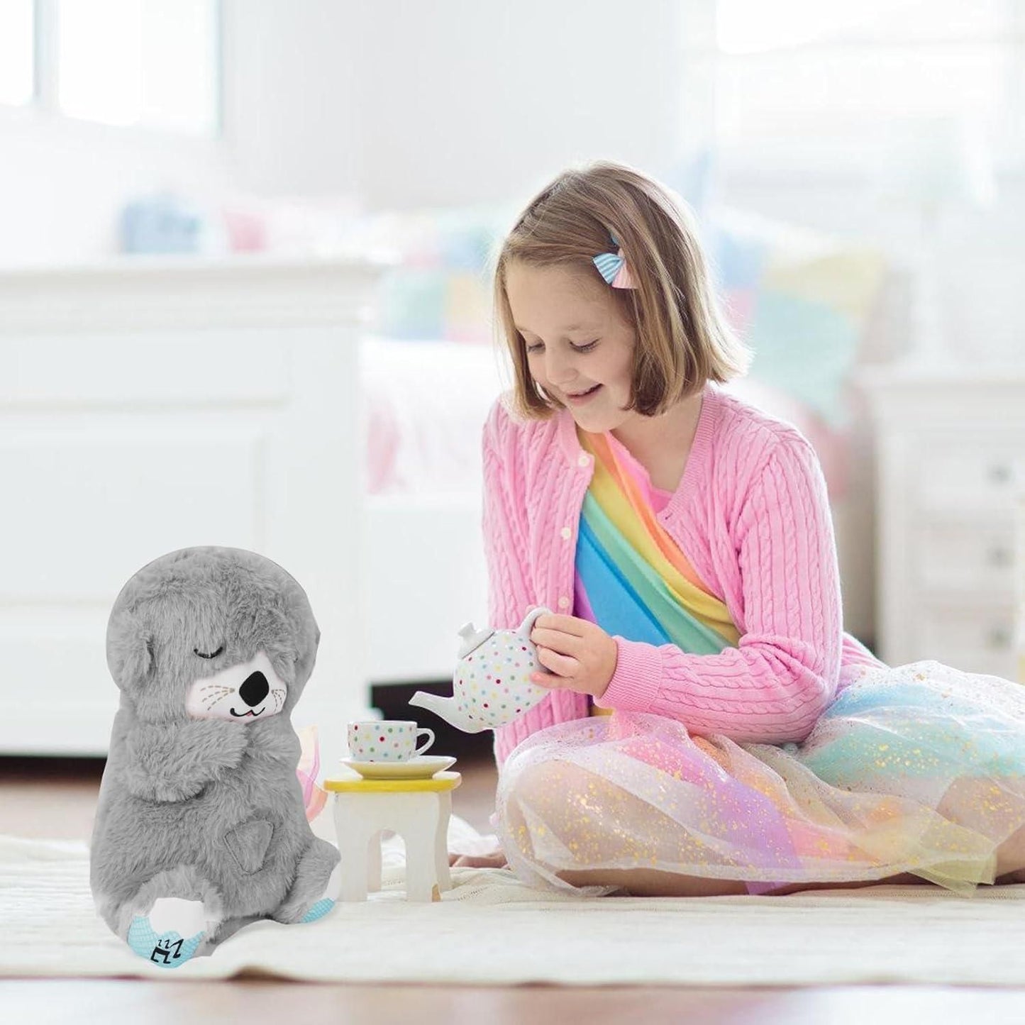 Breathing Teddy Bear with Soothing music