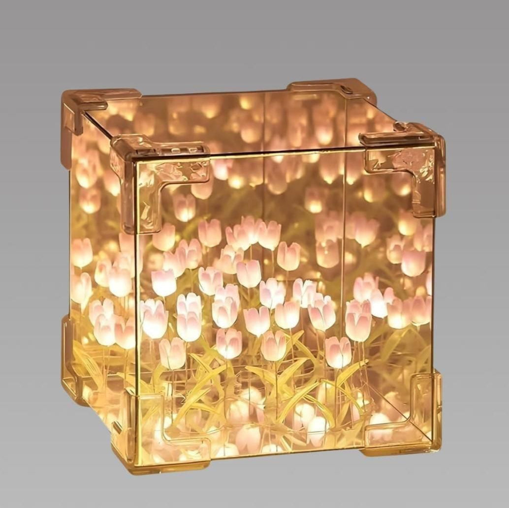 Tulip Cube Mirror Lamp